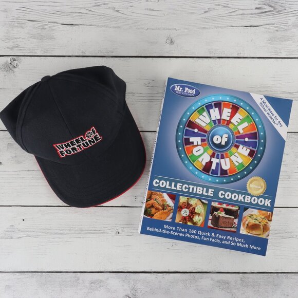 Wheel of Fortune Collectible Cookbook & Hat Bundle - New! - Picture 12 of 12
